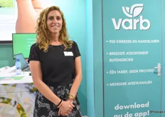 Daniëlle Houdijk of Varb presenting the benefits of the Varb App. . 